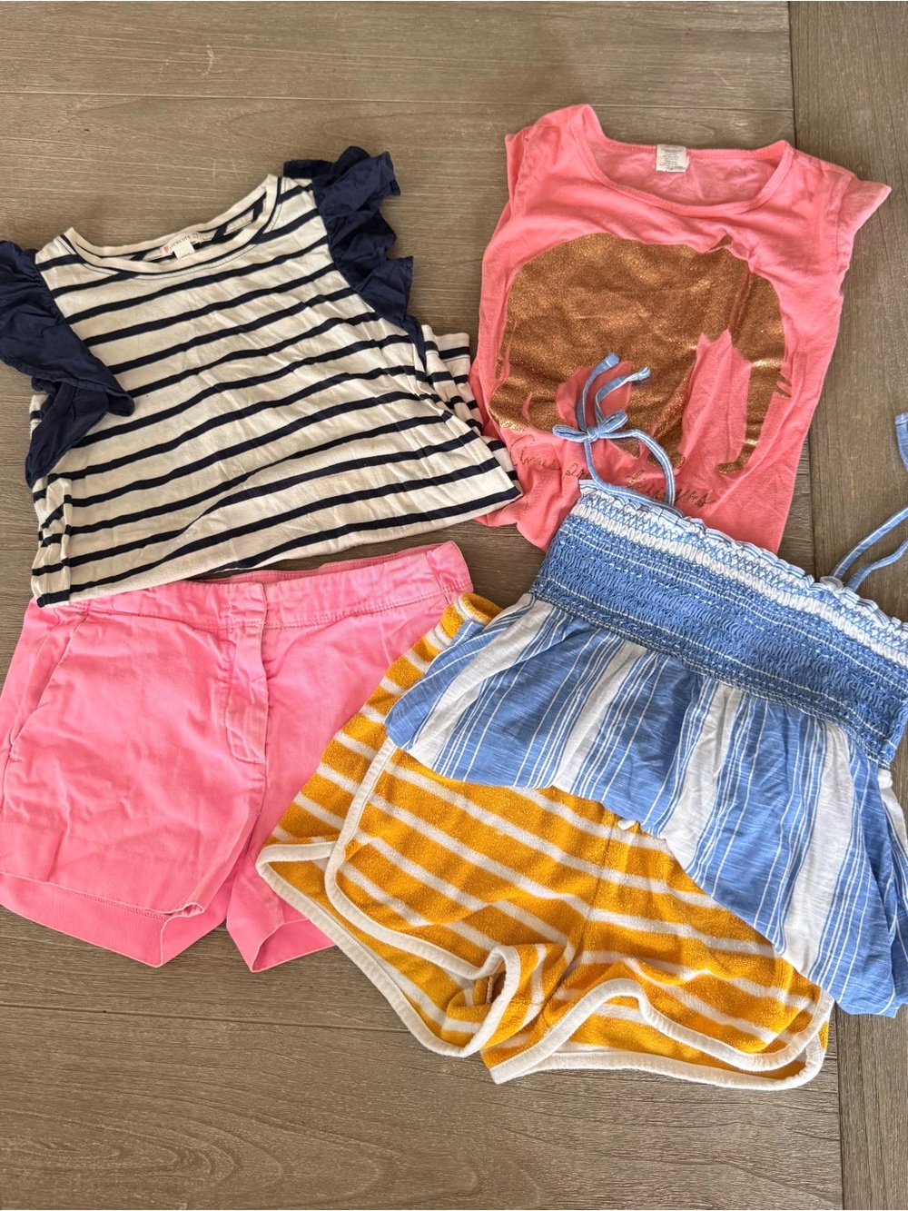 Girl’s Bundle size 12 CREWCUTS Old Navy tops tanks Summer Clothes